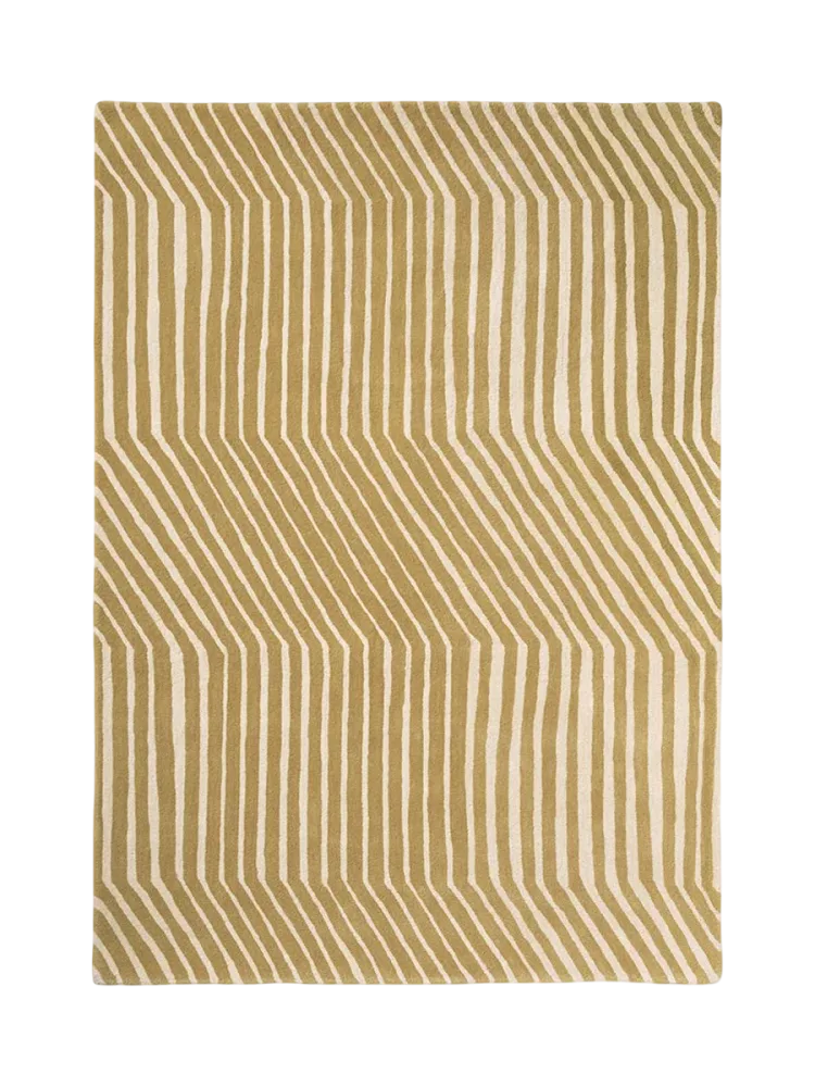 Handgetufteter Designer Teppich „Kalasääski Brass“ aus 100% Wolle, verschiedene Grössen MARIMEKKO
