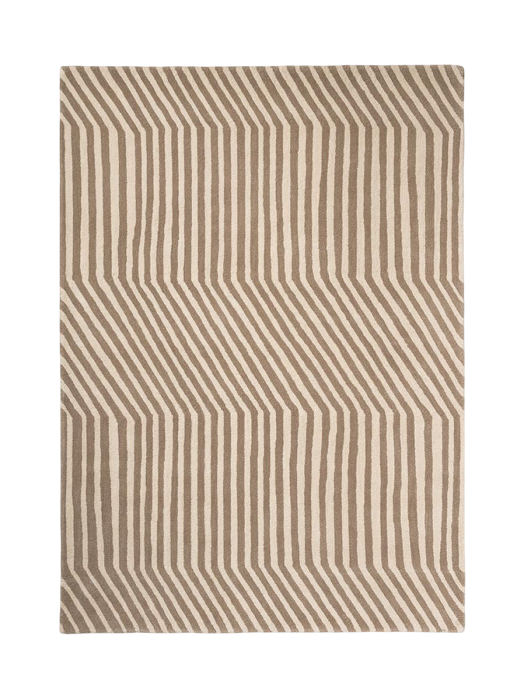 Handgetufteter Designer Teppich „Kalasääski Greige“ aus 100% Wolle, verschiedene Grössen MARIMEKKO