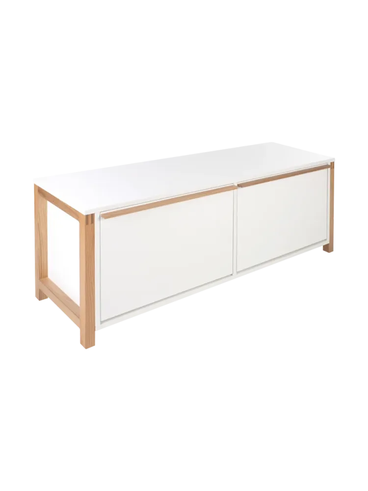Moderner Schuhschrank und Sitzbank „Northgate“ - 2-türig MR.WOOD