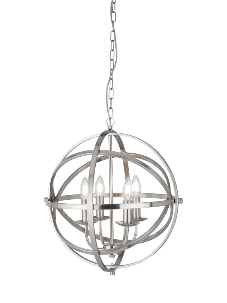 Pendellampe „Orbit“ 4-Flammig Searchlight