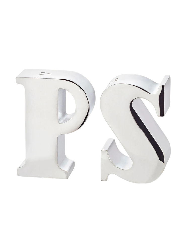 Design Salz- & Pfefferstreuer Set „Favre“, versilbert EDZARD