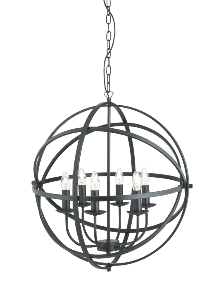 Pendellampe „Orbit“ 6-Flammig Searchlight
