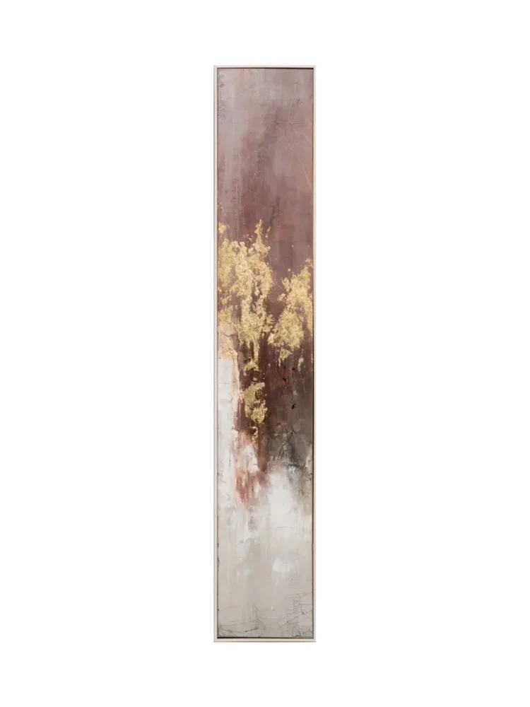 image LAND Bild mit Rahmen Schlanke Variation Von Gold und Rose 2  | Schubiger Möbel