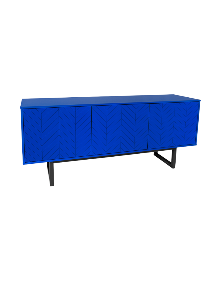 Design Sideboard „Camden Herringbone Blue“ MR.WOOD
