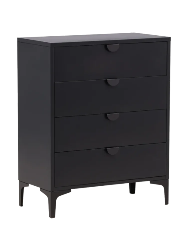 Design Kommode „Piring“ aus Metall Schwarz VE DESIGN