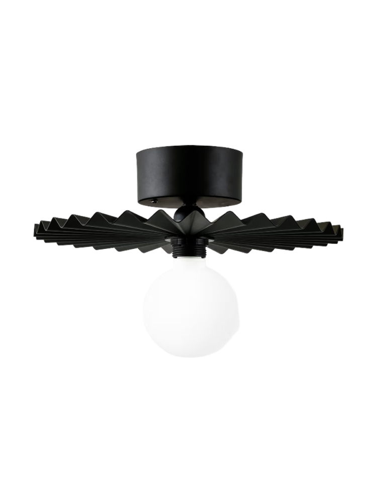 Wand- und Deckenlampe „Omega“ Ø 35 cm - Schwarz Globen Lighting