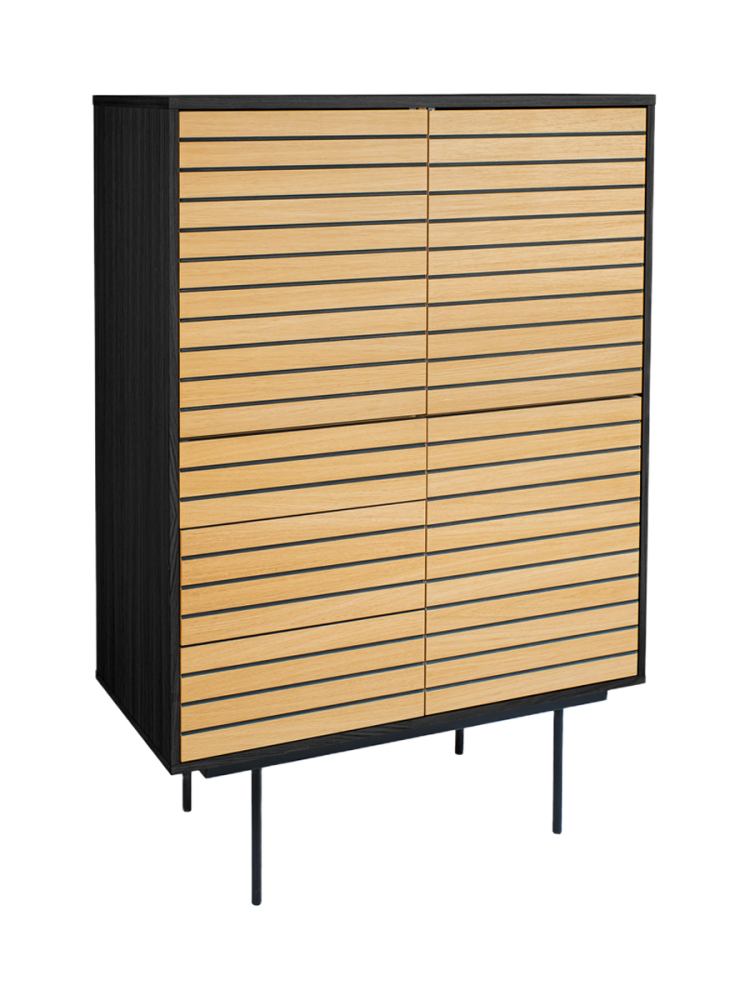 Design Highboard „Stripe“ MR.WOOD