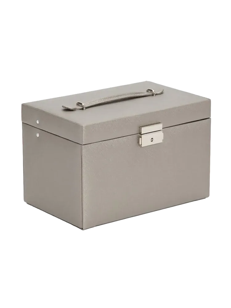Design Schmuckkoffer „Heritage“ Samt Grau WOLF