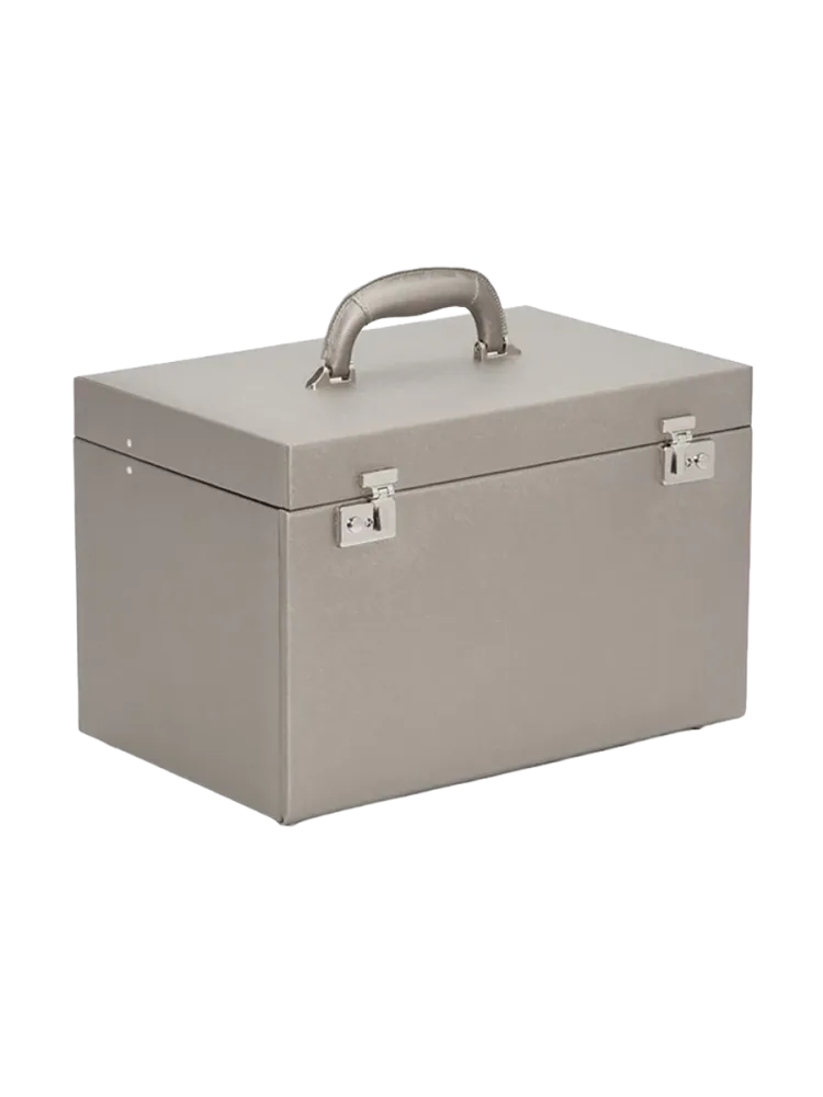 Design Schmuckkoffer „Heritage“ Samt Grau WOLF
