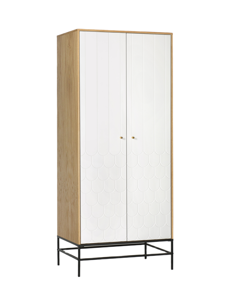 Moderner Kleiderschrank „Lia“, 2-türig MR.WOOD