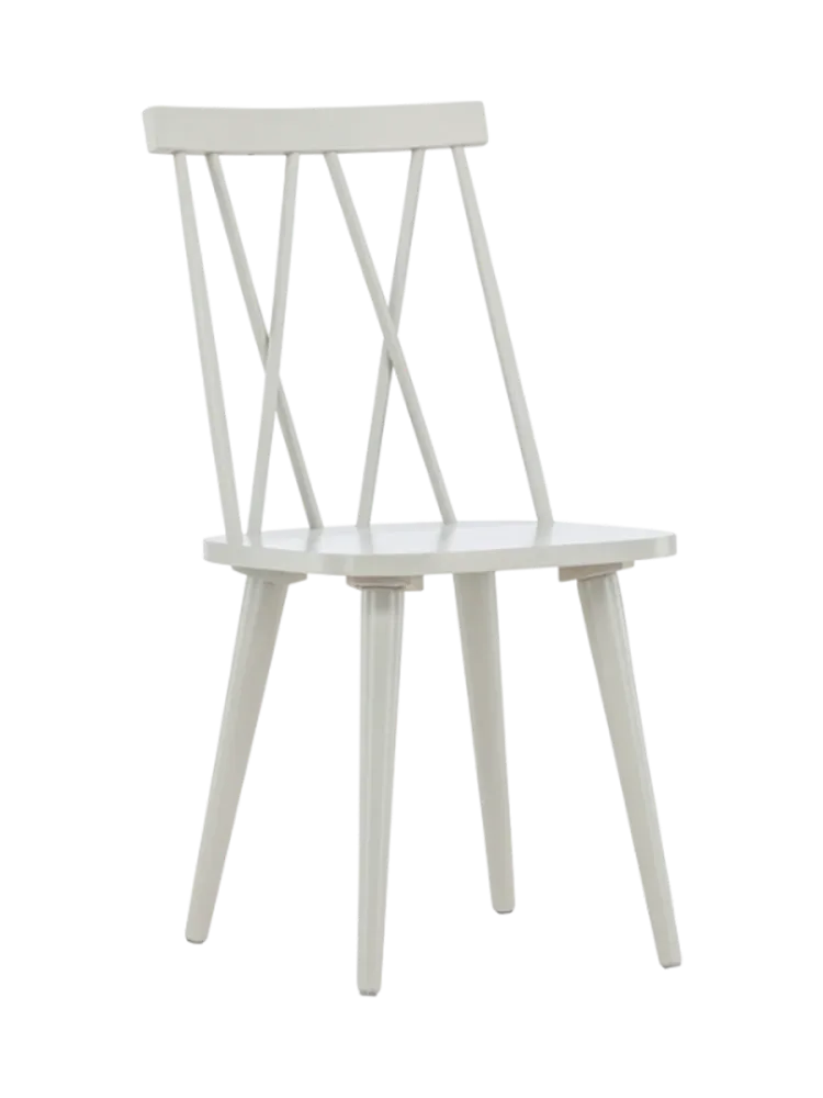 Massivholzstuhl „Mariette“ Hellgrau VE DESIGN