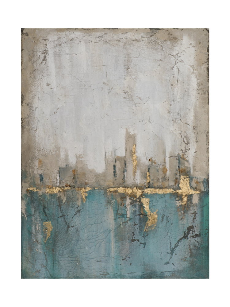 Handgemaltes Bild „Aquarium“ 90 x 120 cm Crea Collection