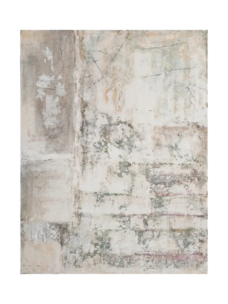 image LAND Bild Abstrakte Farbkomposition mit Beige und Silber Grau | Schubiger Möbel