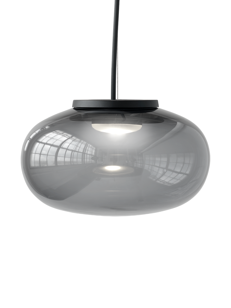 Mundgeblasene LED Design Pendellampe „Karl-Johan“ NEW WORKS