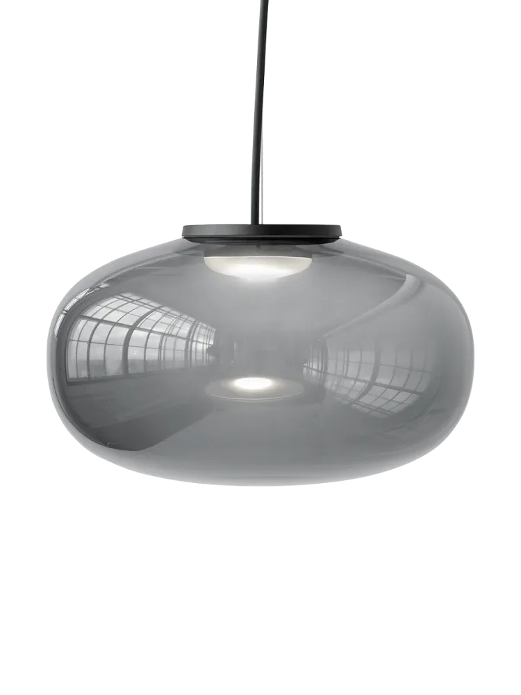 Mundgeblasene LED Design Pendellampe „Karl-Johan“ NEW WORKS