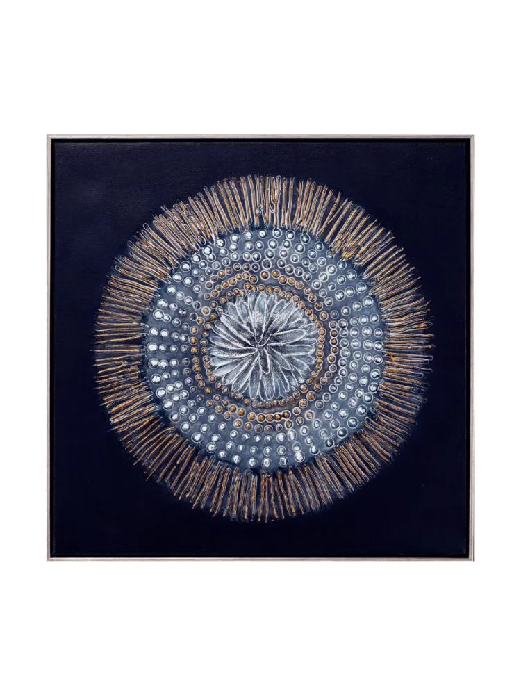 image LAND Bild Mandala Gelassenheit Blau | Schubiger Möbel