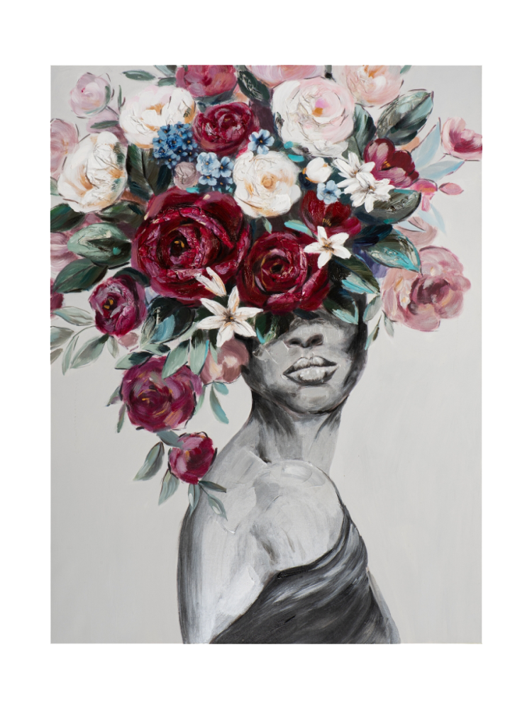 Handgemaltes Bild „Leona“ 90 x 120 cm Crea Collection