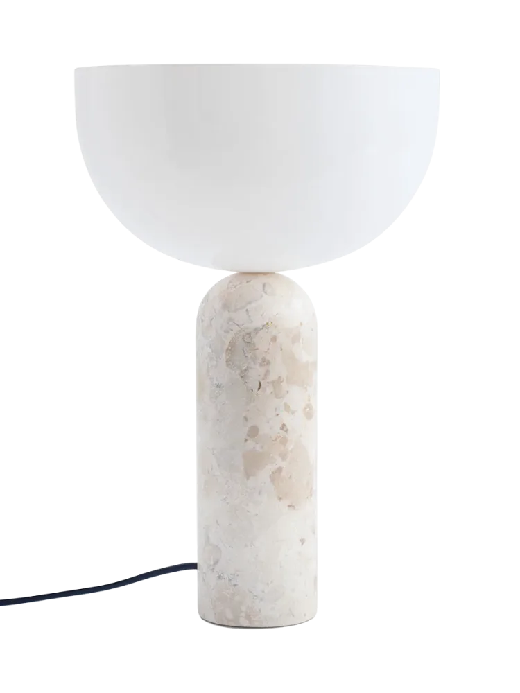 Edle Marmor Design Tischlampe „Kizu“, verschiedene Grössen NEW WORKS