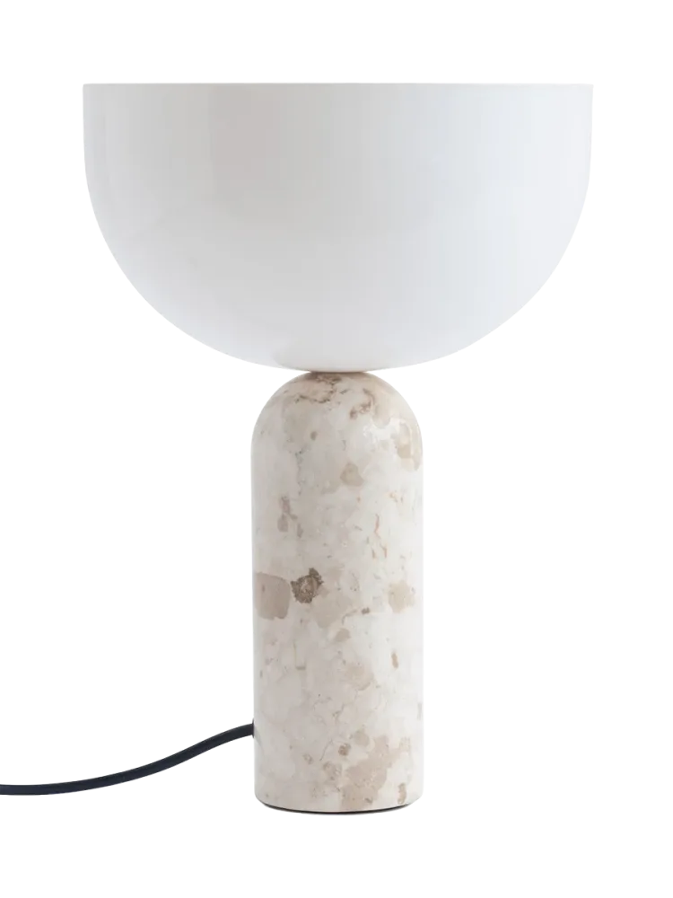 Edle Marmor Design Tischlampe „Kizu“, verschiedene Grössen NEW WORKS