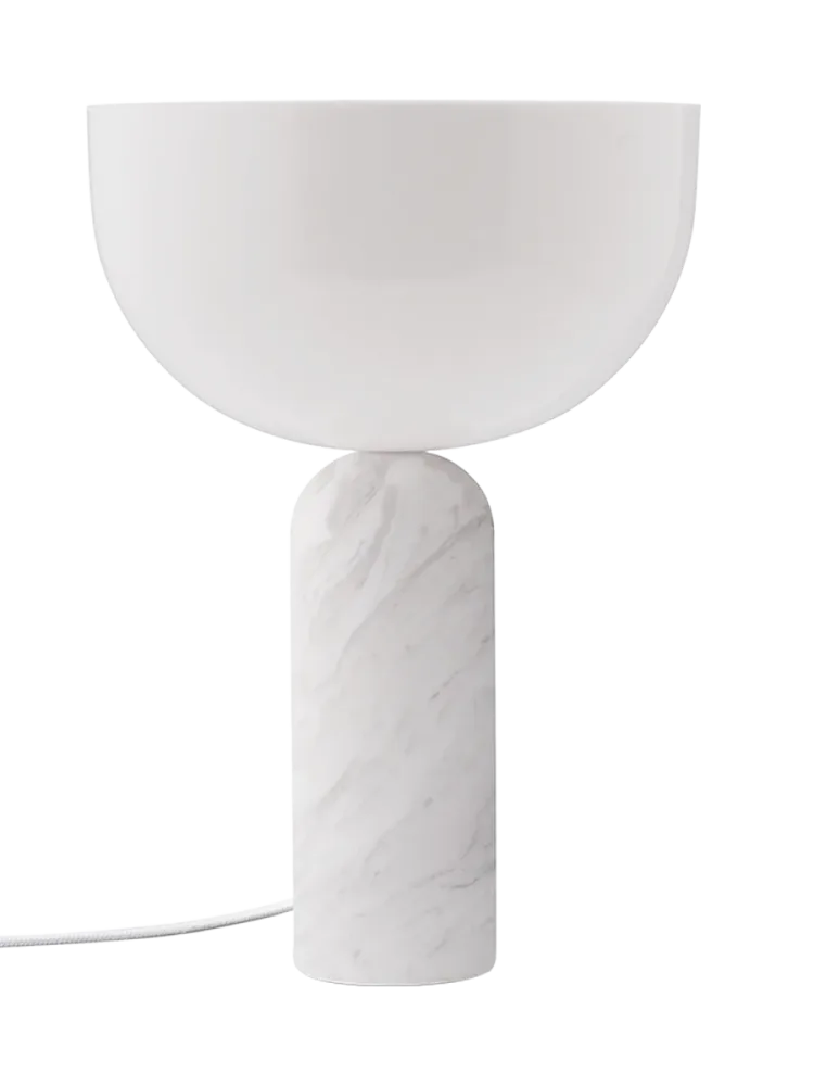 Edle Marmor Design Tischlampe „Kizu“, verschiedene Grössen NEW WORKS