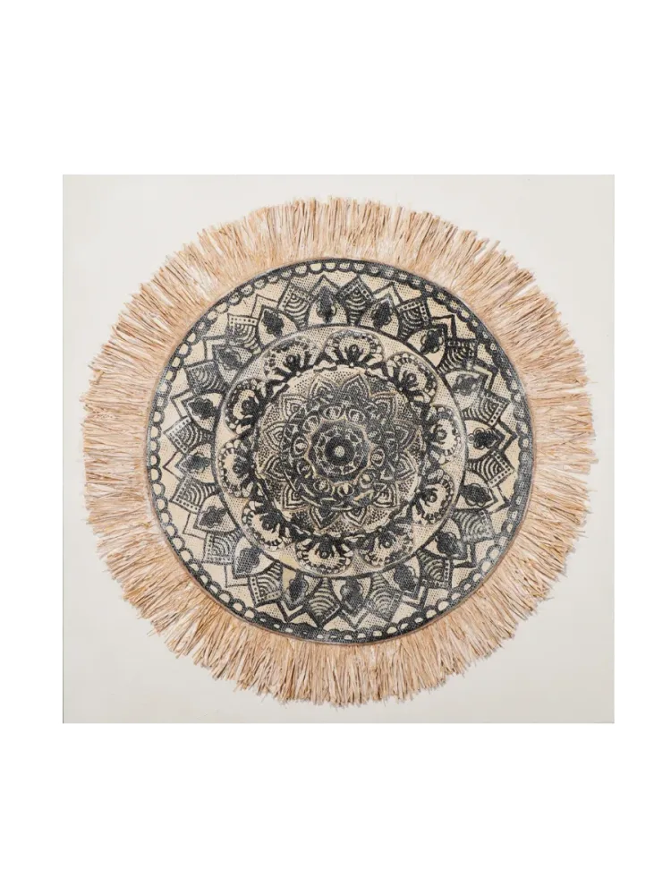 Handgemaltes Bild „Boho Style“ 100 x 100 cm Crea Collection