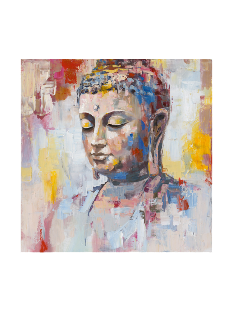 image LAND Bild Farbreflektion Buddha Mehrfarbig | Schubiger Möbel