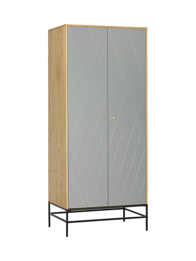 Moderner Kleiderschrank „Mia“, 2-türig MR.WOOD