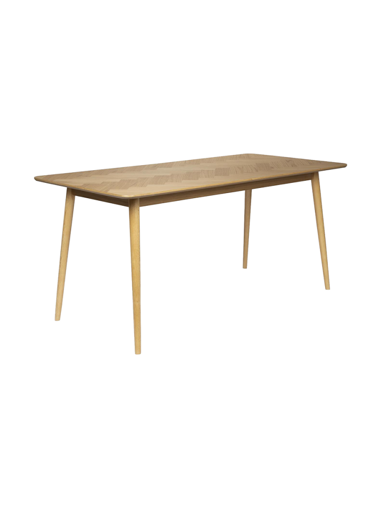 Rechteckiger Esstisch „Fabio“ aus Eichenholz, verschiedene Grössen White Label by Bloomingloft
