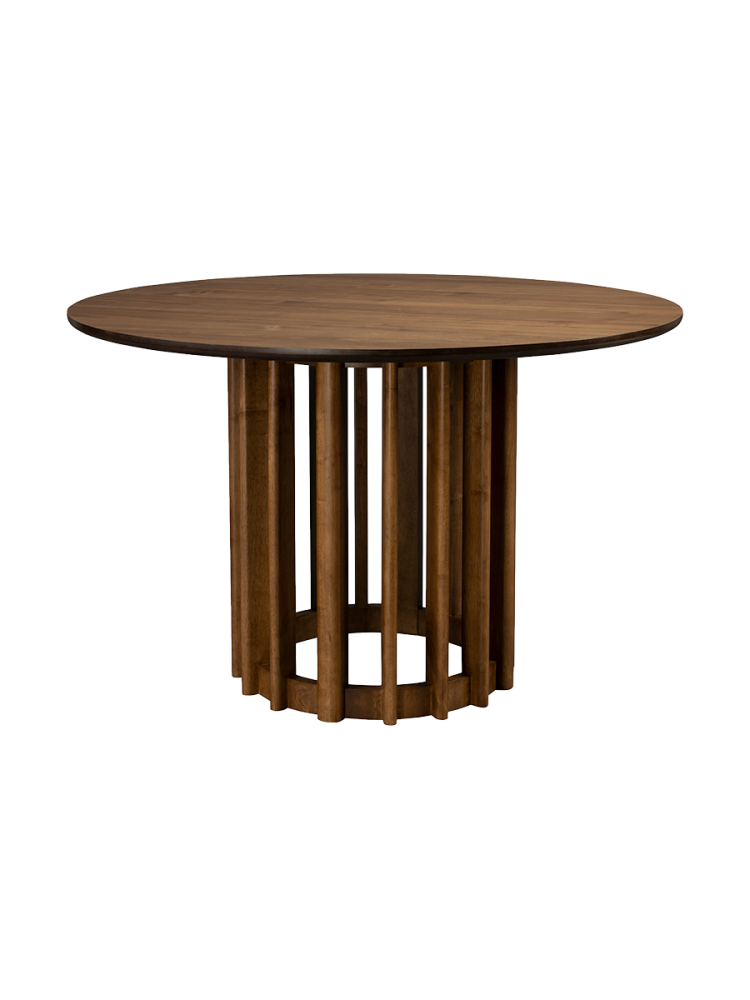 Massiver, runder Design Esstisch „Barlet“ Ø 120 cm Dutchbone