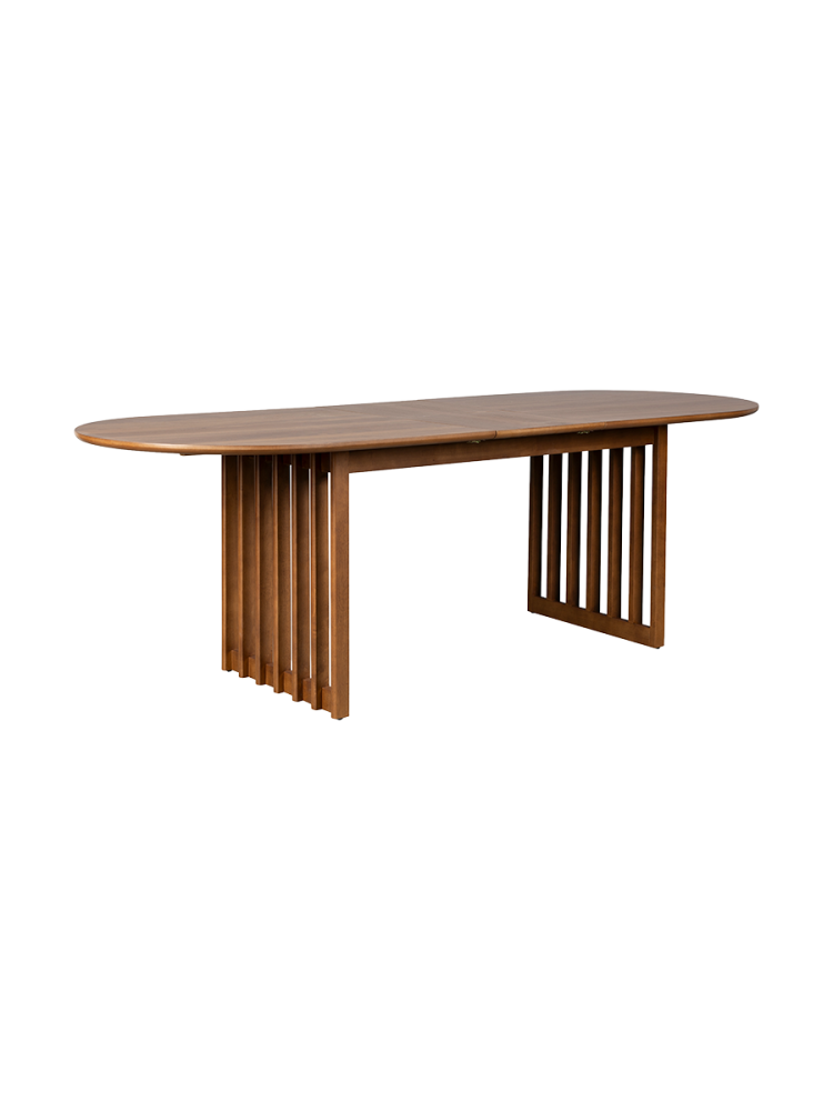 Massiver, ausziehbarer Design Esstisch „Barlet“ 200-240 x 90 cm Dutchbone
