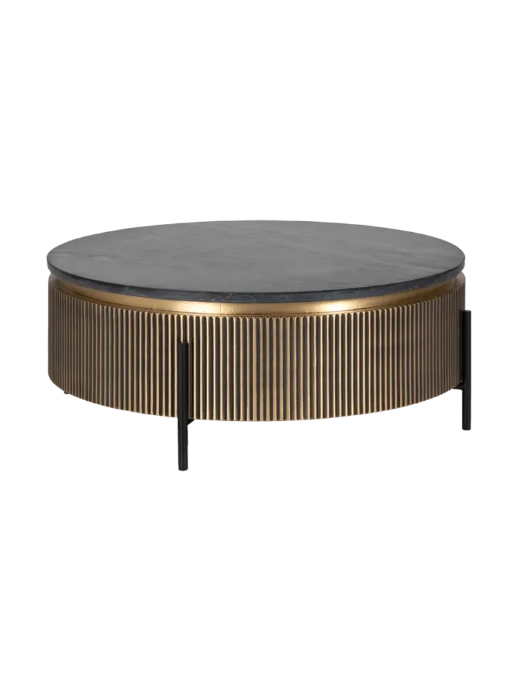 mutoni - Couchtisch Ironville, One Size, Gold