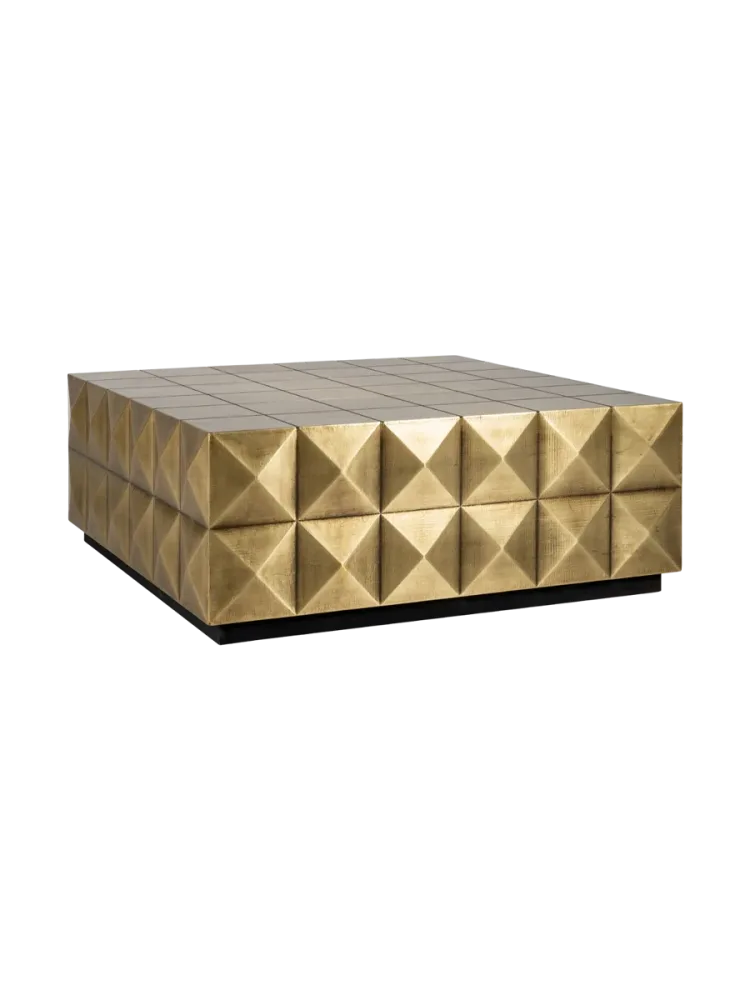 mutoni - Couchtisch Collada 90, One Size, Gold