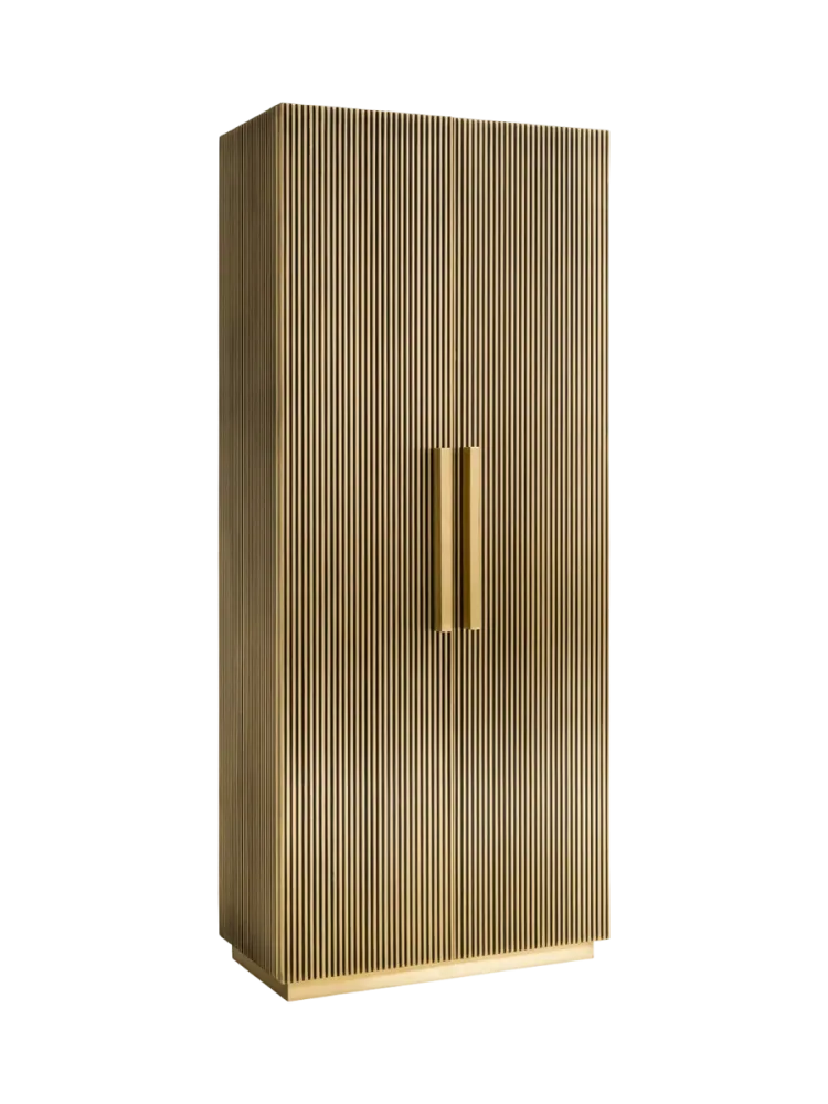 mutoni - Schrank Ironville gold 80x191, One Size