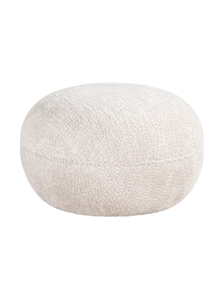 mutoni - Pouf Jace lovely cream, One Size, Weiss