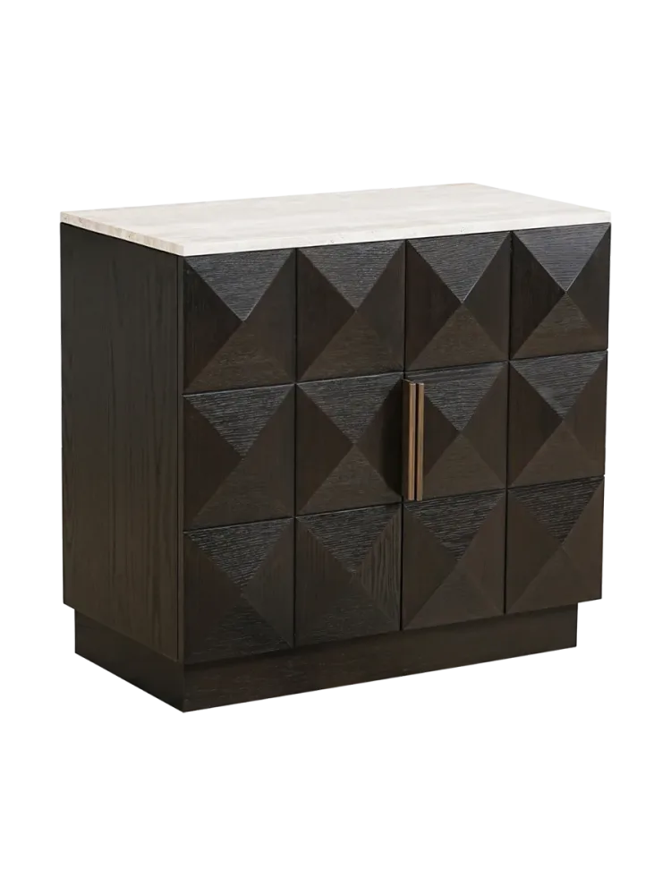 Design Sideboard „Claremont“ mit Marmorplatte, 2-türig Richmond Interiors