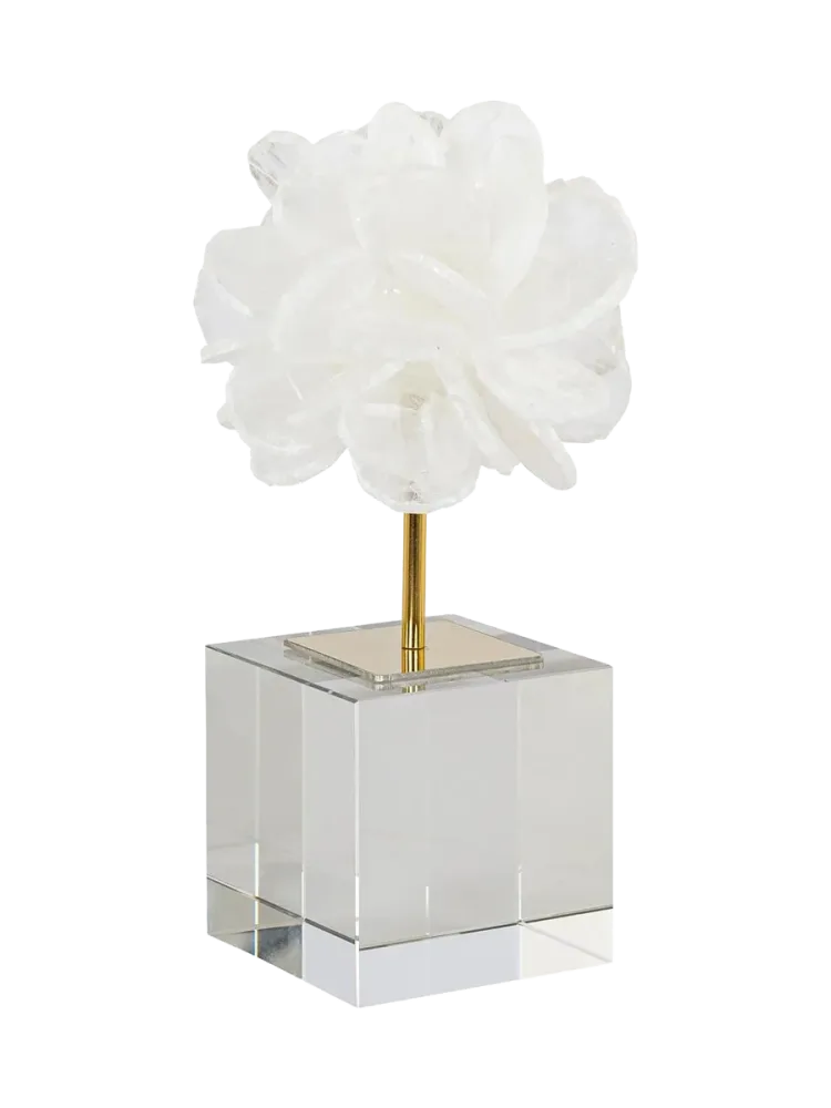 Design Dekorationsobjekt „Eline“ Weiss, Gold, Transparent Richmond Interiors