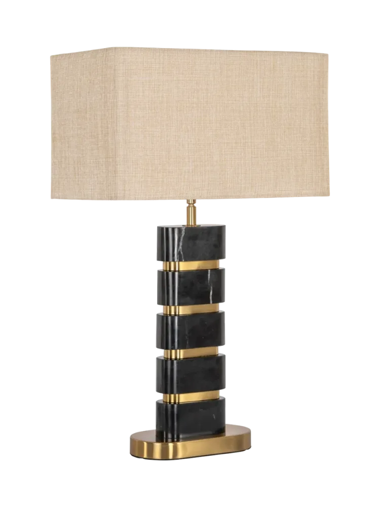 Grosse Marmor Design Tischlampe „Levina“ Richmond Interiors