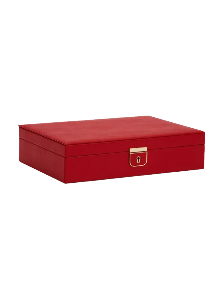Echtleder Schmuckbox „Palermo“ Rot WOLF