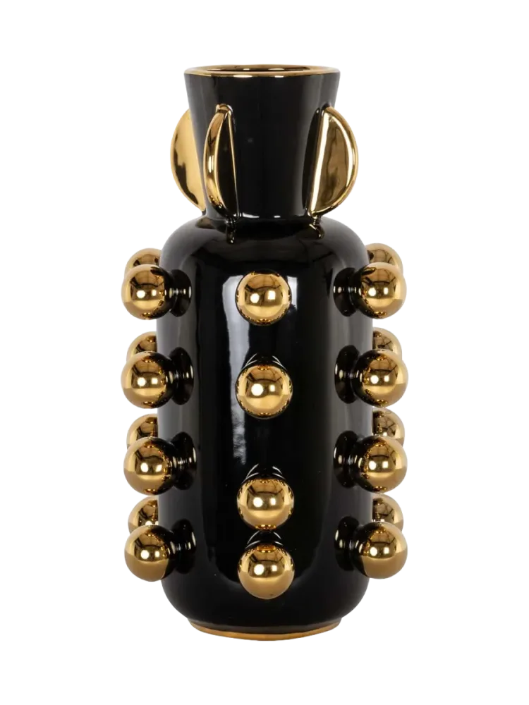 Design Vase „Dalia“ Schwarz Richmond Interiors