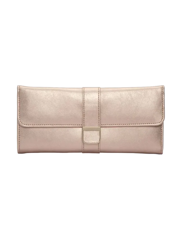 Echtleder Schmuckrolle & Etui „Palermo“ Roségold WOLF