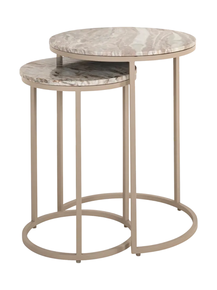 Richmond Interiors - Beistelltisch Fairfax (2er-Set), One Size