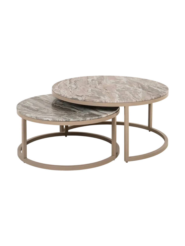 mutoni - Couchtisch Fairfax (2er-Set), One Size