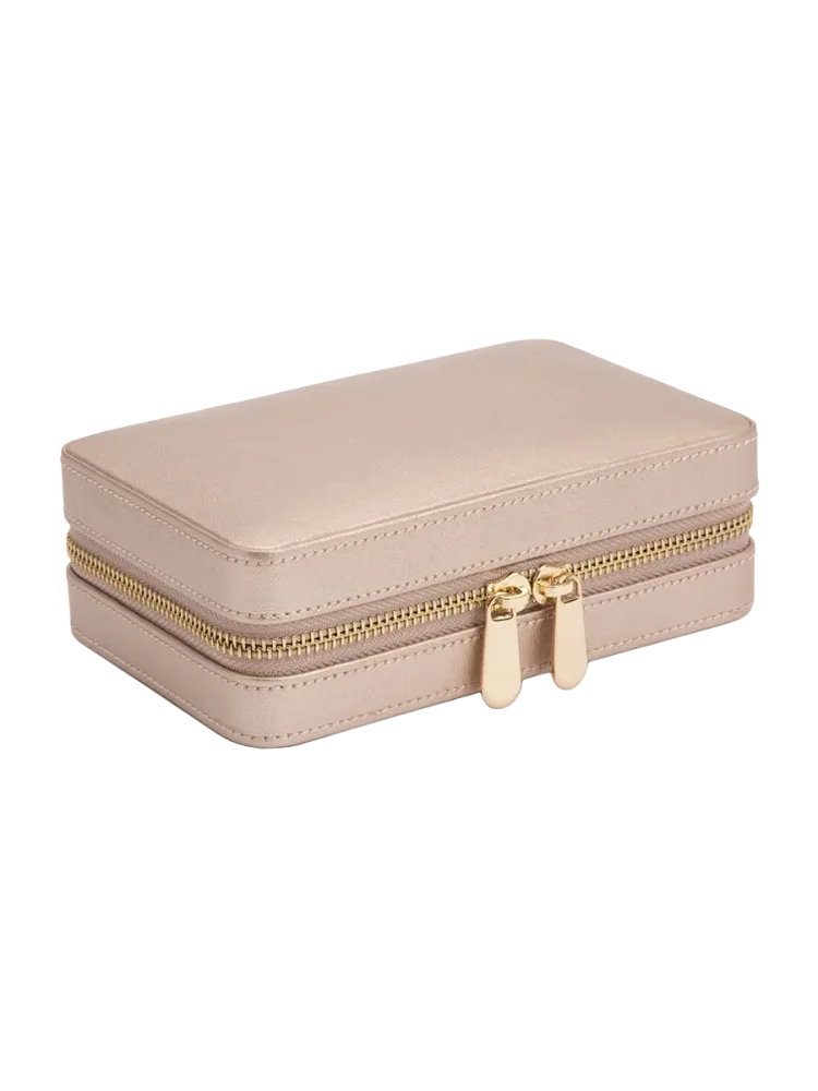Echtleder Schmuck-Etui „Palermo Zip Case“ Roségold WOLF