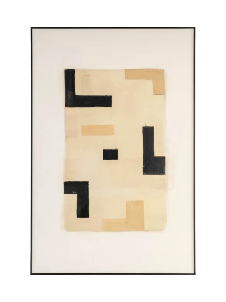 Design Wandbild „Vortex“ mit Holzrahmen, 120 x 80 cm Multicolor Richmond Interiors