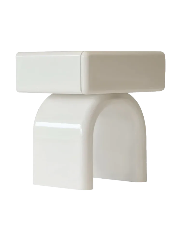 Design Beistell- und Nachttisch „Bennet“ Milchweiss Richmond Interiors