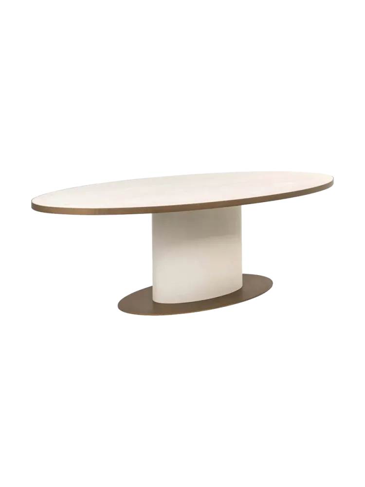 Ovaler Design Esstisch „Tivoli“ 230 x 110 cm Keramik Richmond Interiors