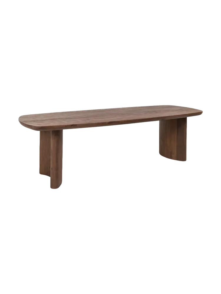 Massivholz Design Esstisch „Baldwin“, verschiedene Grössen Dunkelbraun Richmond Interiors