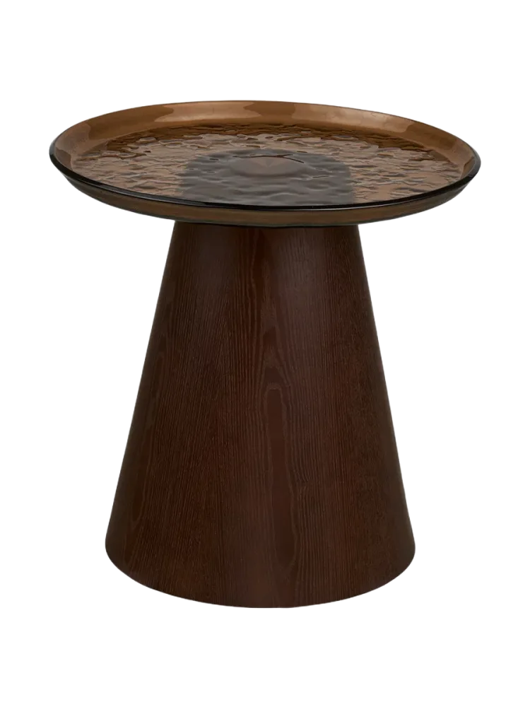 Runder Design Beistelltisch „Orvieto“ Esche Nordic Living