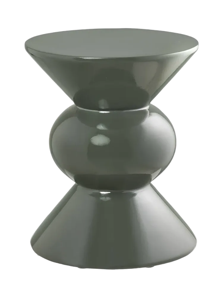 Runder Design Beistelltisch „Rosalina“ Grün Chosen by Bloomingloft