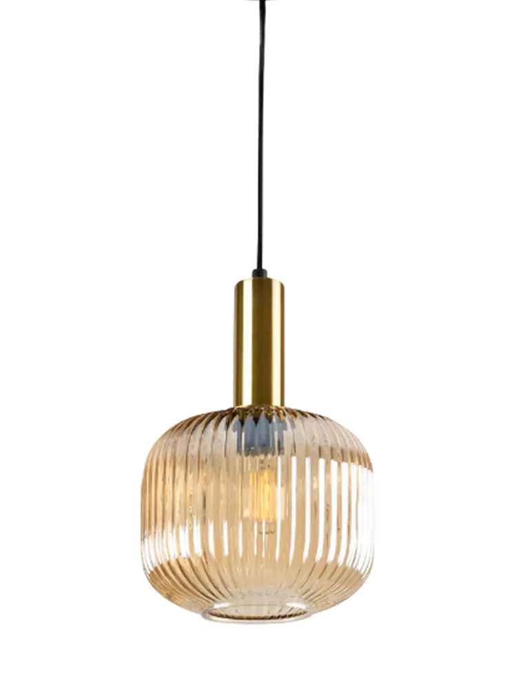 Dimmbare Design Pendellampe „Norma“, 1-flammig Multicolor Ø 20 cm Schuller